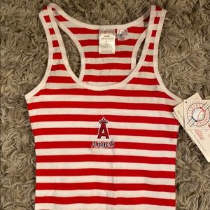 NWT Sideline Apparel MLB Angels TankTop